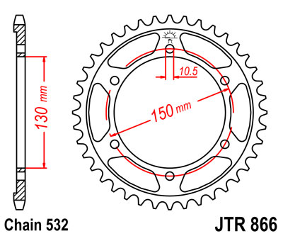 Звезда задняя JTR865-39 JTR865.39 , фото Звезда задняя JTR865-39 JTR865.39 , , ,