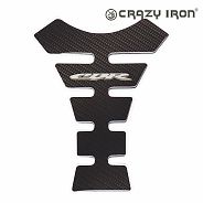 фото Наклейка на бак CRAZY IRON, CBR ч/б, текстура карбона  cipr1017
