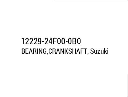 Вкладыш шатунный Suzuki (12229-24F00-0B0) 12229-24F00-0B0 , фото Вкладыш шатунный Suzuki (12229-24F00-0B0) 12229-24F00-0B0 , , ,