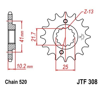 Звезда передняя JTF308-14 JTF308-14 , фото Звезда передняя JTF308-14 JTF308-14 , , ,