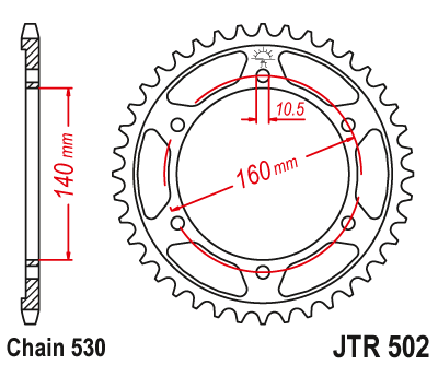 Звезда задняя SUNSTAR (JTR502-45) JTR502-45 , фото Звезда задняя SUNSTAR (JTR502-45) JTR502-45 , , ,