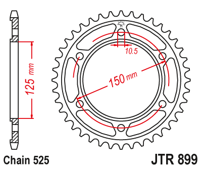 Звезда задняя JTR899-42 JTR899-42 , фото Звезда задняя JTR899-42 JTR899-42 , , ,