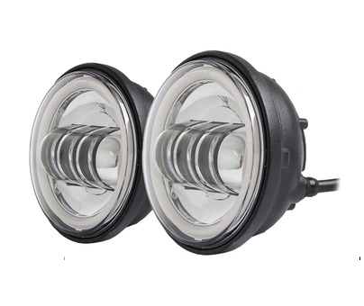 Фары дополнительные (люстра) 4.5 дюйма LED, корпус хром , фото 2 фото Фары дополнительные (люстра) 4.5 дюйма LED, корпус хром , , , фото 2