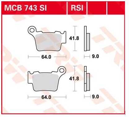 Колодки тормозные TRW MCB743EC (FDB2165SG) FDB 2165 MCB743 EC , фото Колодки тормозные TRW MCB743EC (FDB2165SG) FDB 2165 MCB743 EC , , ,