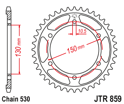 Звезда задняя JTR859-46 JTR859-46 , фото Звезда задняя JTR859-46 JTR859-46 , , ,