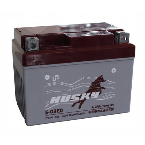 Аккумулятор HUSKY 1204 (YTX4L-BS) 503E0 , фото Аккумулятор HUSKY 1204 (YTX4L-BS) 503E0 , , ,