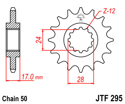 Звезда передняя JTF295-15 JTF295-15 , фото Звезда передняя JTF295-15 JTF295-15 , , ,