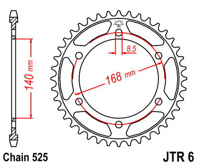 Звезда задняя JTR6-41 JTR6-41 , фото Звезда задняя JTR6-41 JTR6-41 , , ,