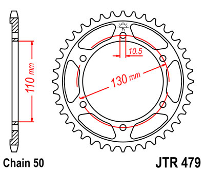 Звезда задняя JTR479-41 JTR479-41 , фото Звезда задняя JTR479-41 JTR479-41 , , ,