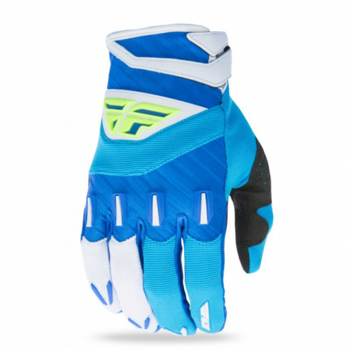 фото Перчатки FLY RACING F16 синие/Hi-Vis желтые 3" 740-4353 ,  , , 