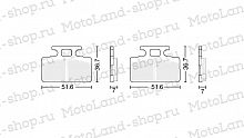 фото Колодки тормозные дисковые #4 X-TECH (semi-metallic) полуметаллические  #4 ML11948