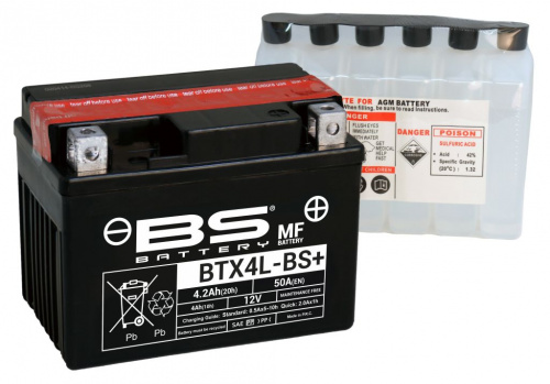BTX4L-BS Аккумулятор (YTX4L-BS) 300617 31500-K28-951, фото BTX4L-BS Аккумулятор (YTX4L-BS) 300617 , , 31500-K28-951,