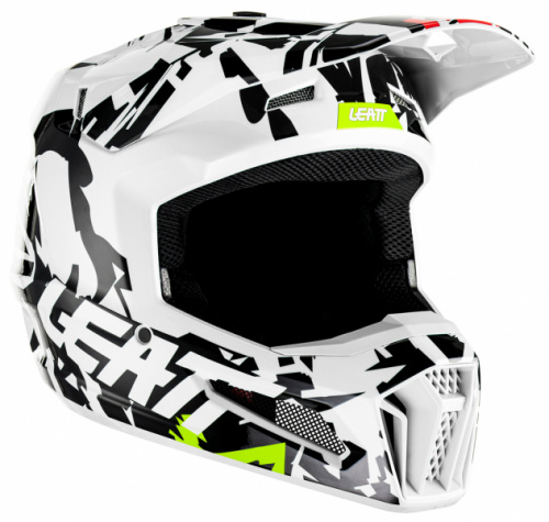 фото Шлем Leatt Moto 3.5 Helmet Kit (Zebra, S) 1023011201 ,  , ,  фото 4