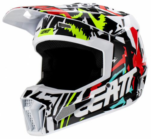 фото Шлем Leatt Moto 3.5 Helmet Kit (Zebra, S) 1023011201 ,  , ,  фото 2