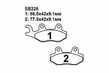 фото Тормозные колодки Puller SB228P (FDB497)  FDB 497 SB228P 