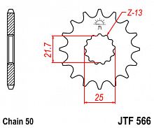 фото Звезда передняя JTF566-14  JTF566-14