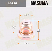 фото Сливной болт (пробка) MASUMA M-84   