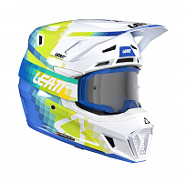 фото Мотошлем Leatt Moto 7.5 Helmet Kit (Pixel Blue, M, 2026 (1026000352))  1026000352