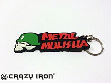 фото Брелок резиновый CRAZY IRON ЛОГО METAL MULISHA  KEY-5571