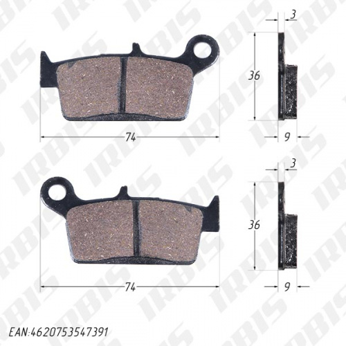 фото Колодки тормозные дисковые Yamasida LEAD50/90 (GW3) 0109-151-8686 ,  , , 