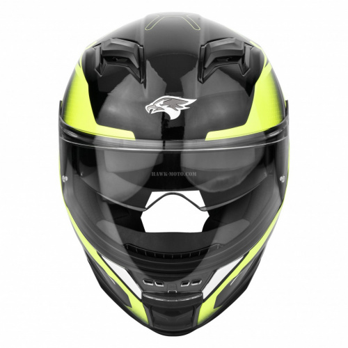 фото Мотошлем HAWK MOTO SPORT, Чёрный/Зелёный XL HM-SPORT-GRN-XL ,  , ,  фото 4