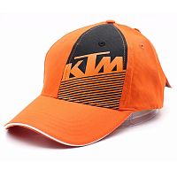 фото Кепка KTM , цвет оранжево-черный с полосками  