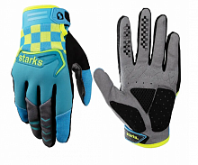 фото Перчатки STARKS Phoenix V3 жен (Синий/Бирюза/Hi-Viz, S)  LC0221