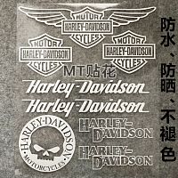 фото Набор наклеек Harley Davidson (серебристый)  13374202