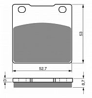 фото Колодки тормозные GOLDfren 016 S3 (FDB338)  FDB 338 P (016 S3) 