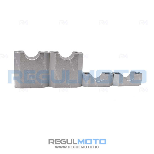 фото Крепление руля Питбайк 125 (стойки руля), без болтов	 DB05008-2 ,  , , 