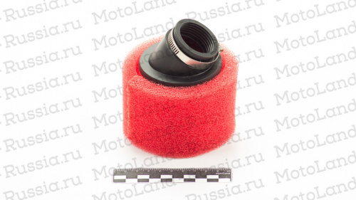 фото Фильтр возд. нулевик #2 (d=38mm) поролон красный 00000006342 ,  , , 