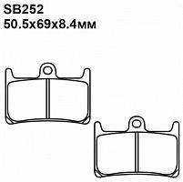фото Тормозные колодки Puller SB252P (FDB605)  FDB 605 SB252