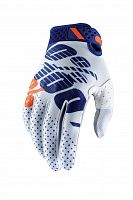фото Мотоперчатки 100% RIDEFIT WHITE/NAVY L  