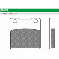 фото Колодки тормозные NEWFREN FD0060TS (FDB338ST)  FDB 338ST ( FD0060TS )