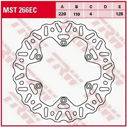 фото Тормозной диск TRW MST266EC KTM 79010060000  MST266EC 79010060000  ,  , , 