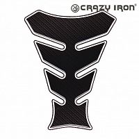 фото Наклейка на бак CRAZY IRON текстура карбона 2  cipr1037