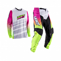 фото Комплект мотоджерси/мотоштаны Leatt 3.5 Ride Kit (Retro Pink, L, 2026 (5026000763))  5026000763
