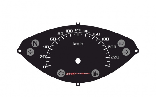 фото Приборная панель (циферблат)  Yamaha XV1700PC Warrior  ,  , , 
