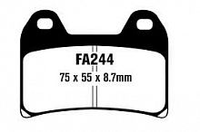 фото Колодки тормозные EBC FA244 (FDB2042)  FDB 2042 FA 244
