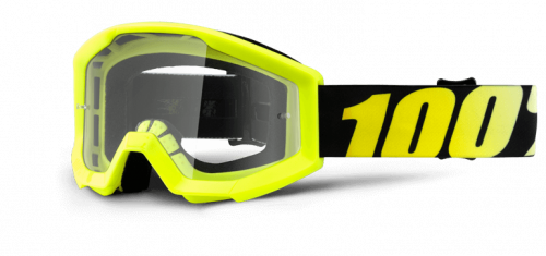 фото Очки подростковые 100% Strata JR Neon Yellow / Clear Lens  50500-004-02 ,  , , 