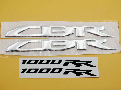 фото Наклейка 3D CBR1000RR хром  ,  , , 