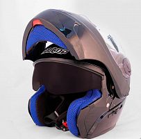 фото Шлем снегоходный с электро-стеклом ALLTOP X-TOUR BLACK M  AP-99-black-electric