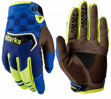 фото Перчатки STARKS Phoenix V3 (Синий/Hi-Viz, XL)  LC0220