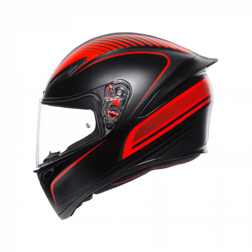 фото Шлем AGV K1 WARMUP MATT BLACK-RED MS 93505 ,  , ,  фото 2
