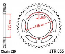 фото Звезда задняя JTR855-48  JTR855-48
