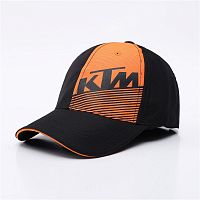 фото Кепка KTM  с полосками цвет Черно-оранжевый   