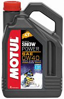 фото Масло Motul SNOWPOWER 4T 0W40 для снегоходов 4л  