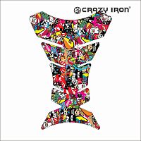 фото Наклейка на бак CRAZY IRON, FISH, STICKERBOMB #4  cipr1057