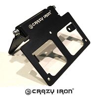 фото Рамка крепления номерного знака CRAZY IRON регулируемая, метал  5562
