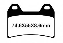фото Колодки тормозные YONGLI Sintered SNT-F125 (FDB2042ST)  FDB 2042 ST (SNT - F 125)